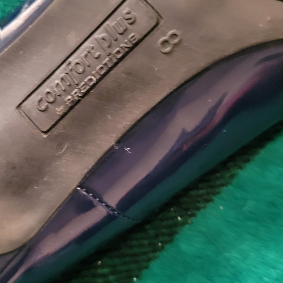 WOMENS COMFORT PLUS HEELS BLUE SIZE 8 - Picture 3 of 14